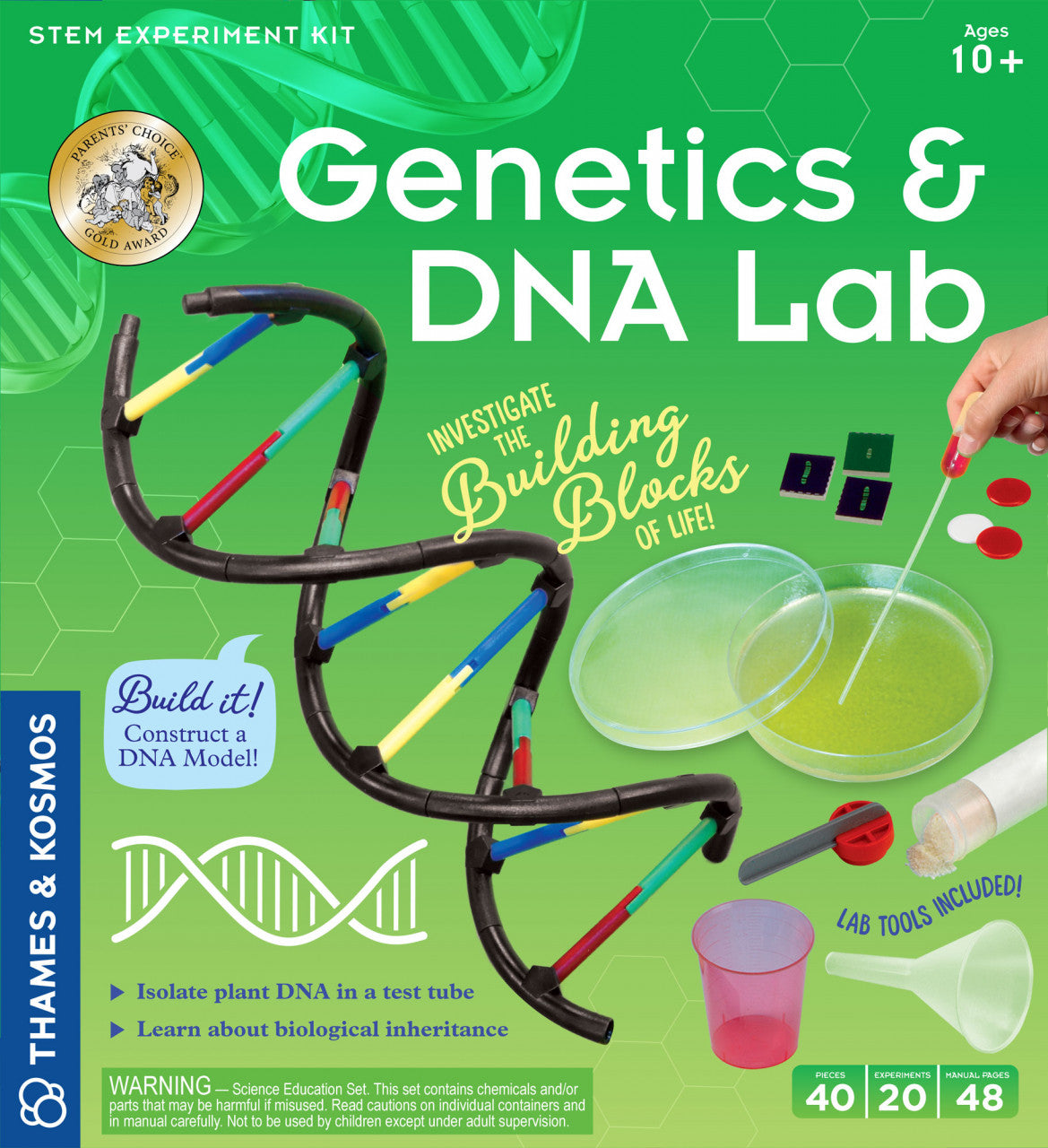 Kit STEM Laboratorul de genetica, Thames & Kosmos