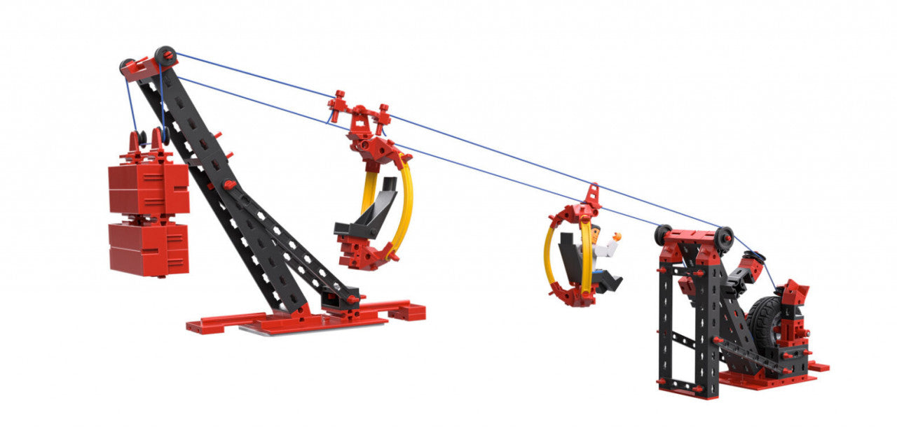 Kit STEM Transport pe cablu, Fischertechnik