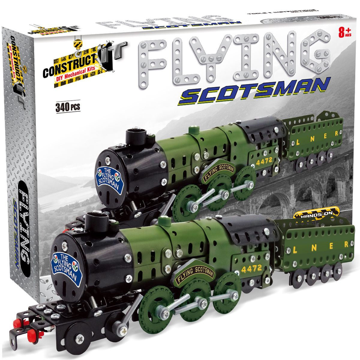 Kit STEM Trenul Flying Scotsman, nivel avansat