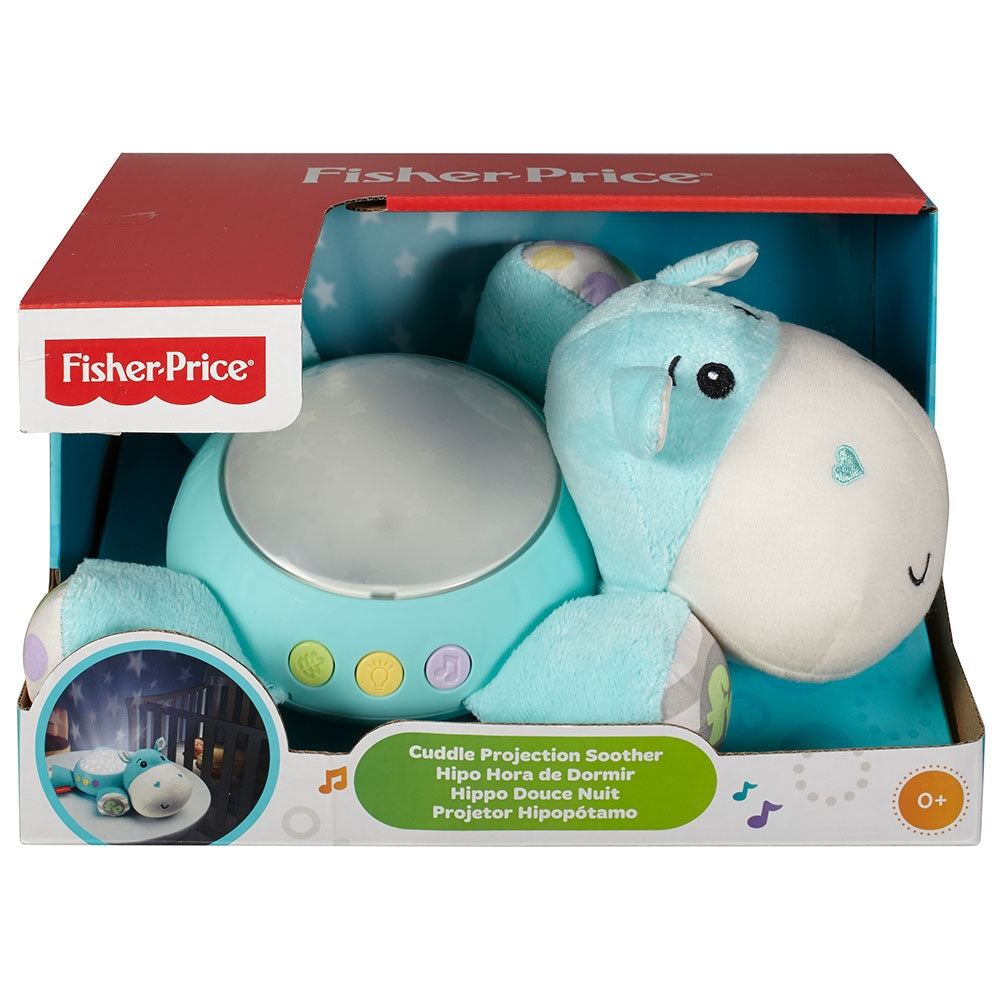 Lampa de veghe plus Fisher Price by Mattel Newborn Hipopotam albastru