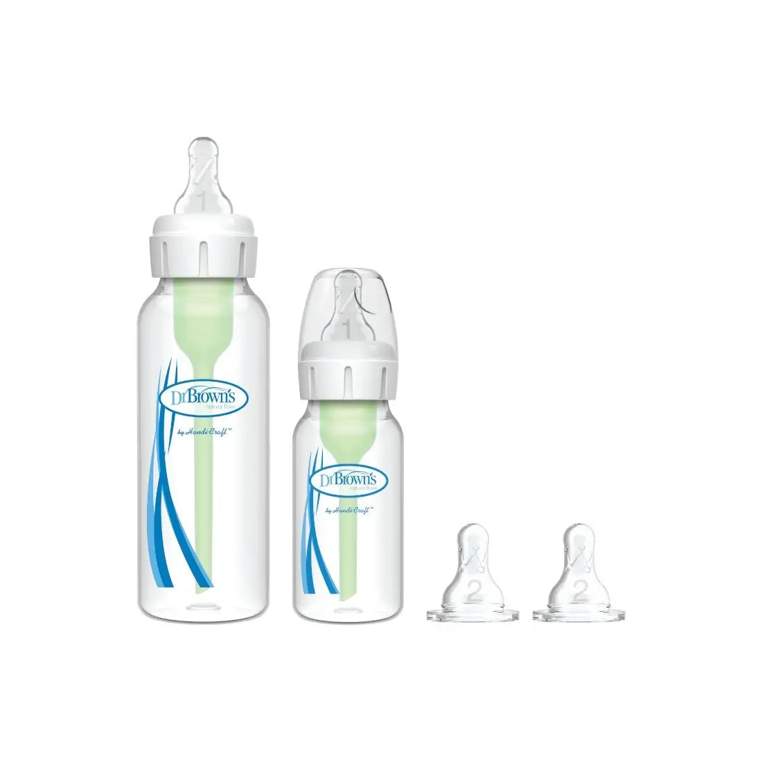 Pachet Biberoane Anti-Colici cu Gat Ingust, PP, MiniStarter ”Options Plus” �