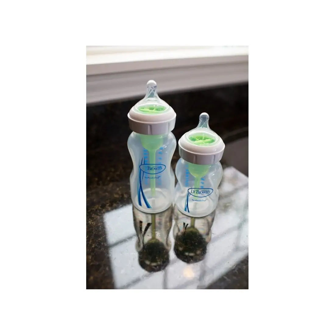 Pachet Biberoane Anti-Colici cu Gat Larg, PP, MiniStarter ”Options Plus” �
