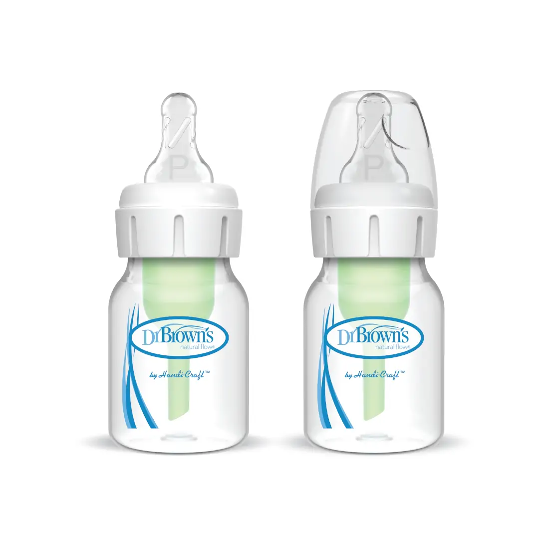 Pachet Biberoane din plastic, Anti-Colici cu Gat Ingust, 60 ml. â€Options Plus†� ptr. prematuri, (2 pack), BPA Free