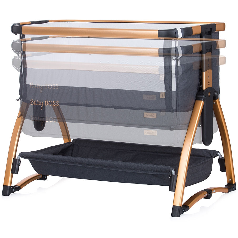 Patut Co-Sleeper Chipolino Baby Boss raven