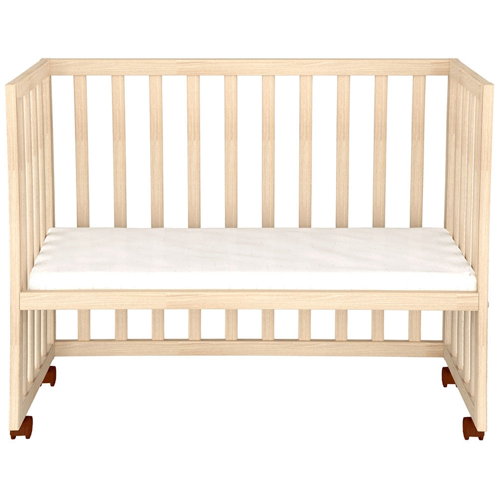 Patut copii din lemn co-sleeper Hubners Eva 94x46 cm natur
