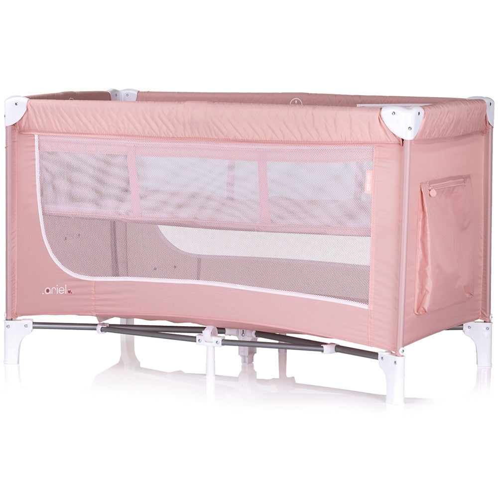 Patut pliabil Chipolino Ariel pink marshmallow