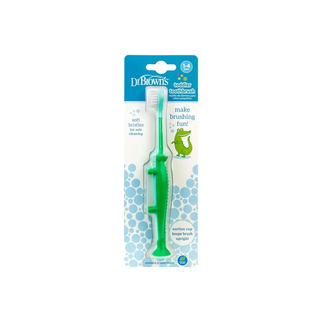 Periuta de dinti design crocodil (1-4 ani)