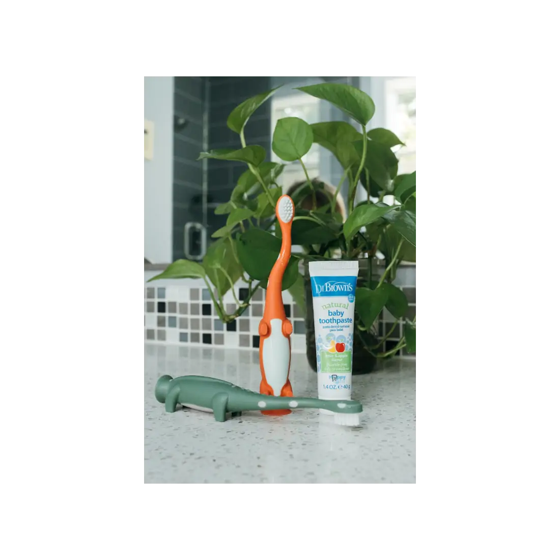 Set periute de dinti pentru copii 1-4 ani, culori asortate (2pack)