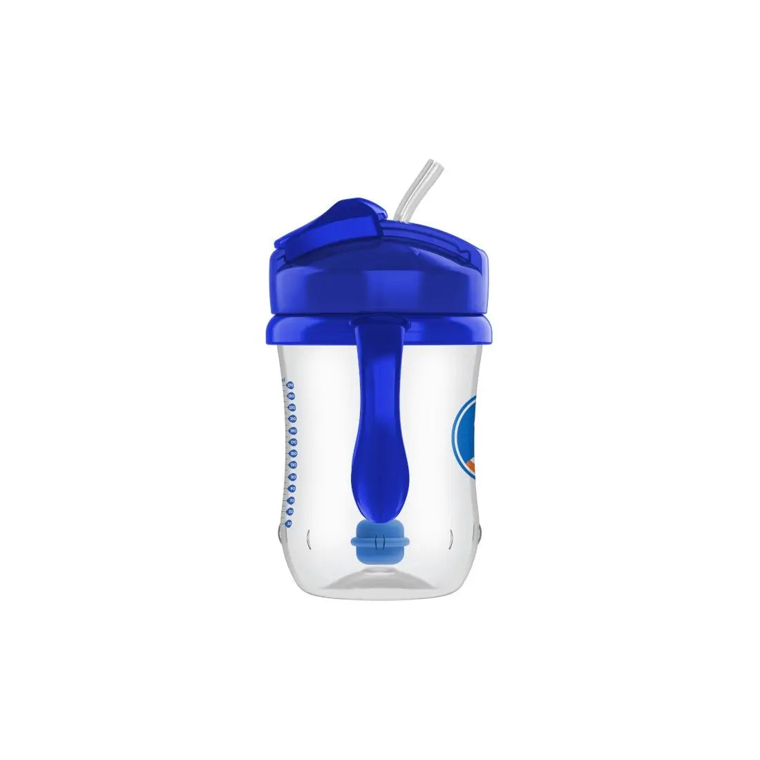 Prima canita cu pai a bebelusului 270 ml. 6 luni+