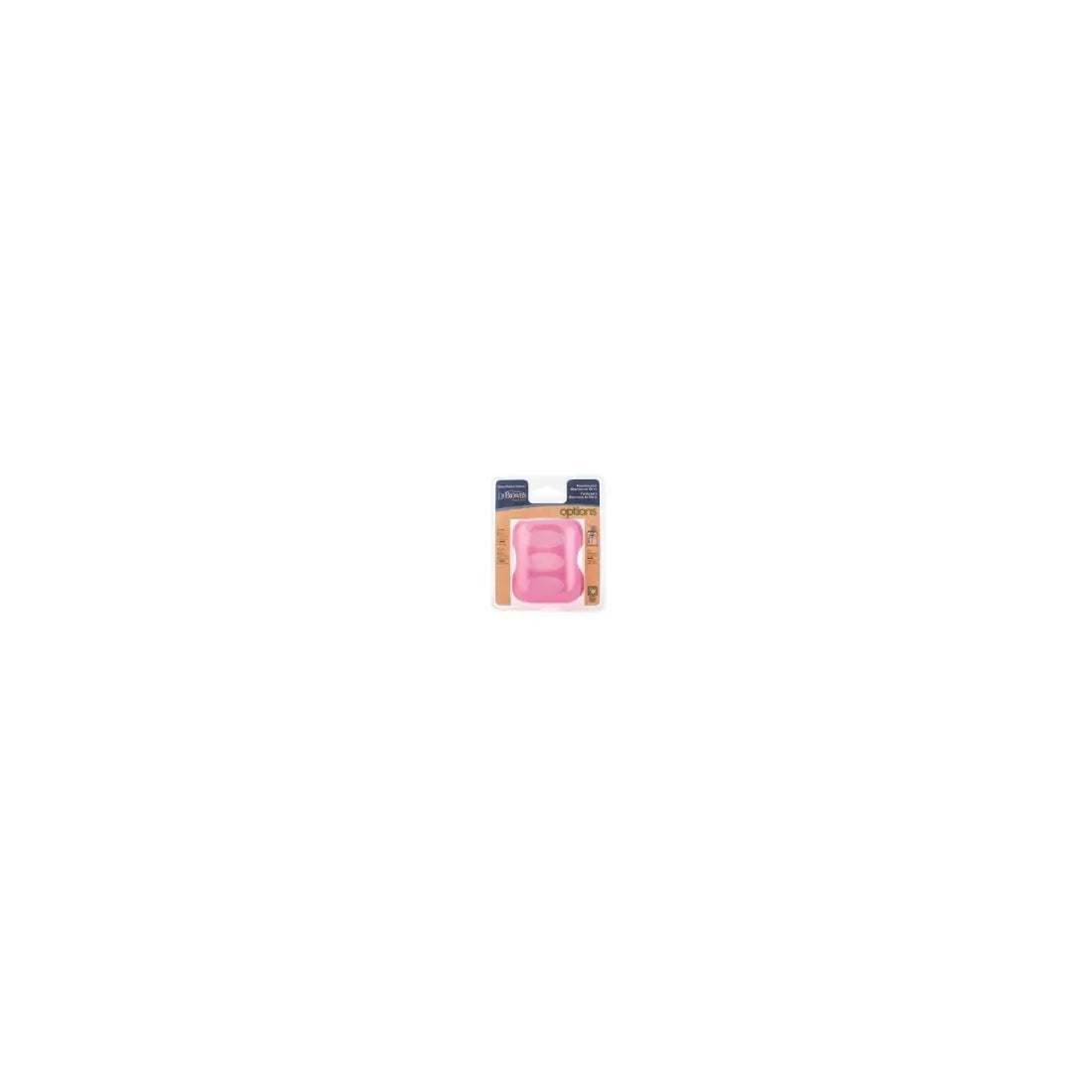 Protectie din silicon pentru biberon din sticla cu Gat Larg 150 ml., Roz