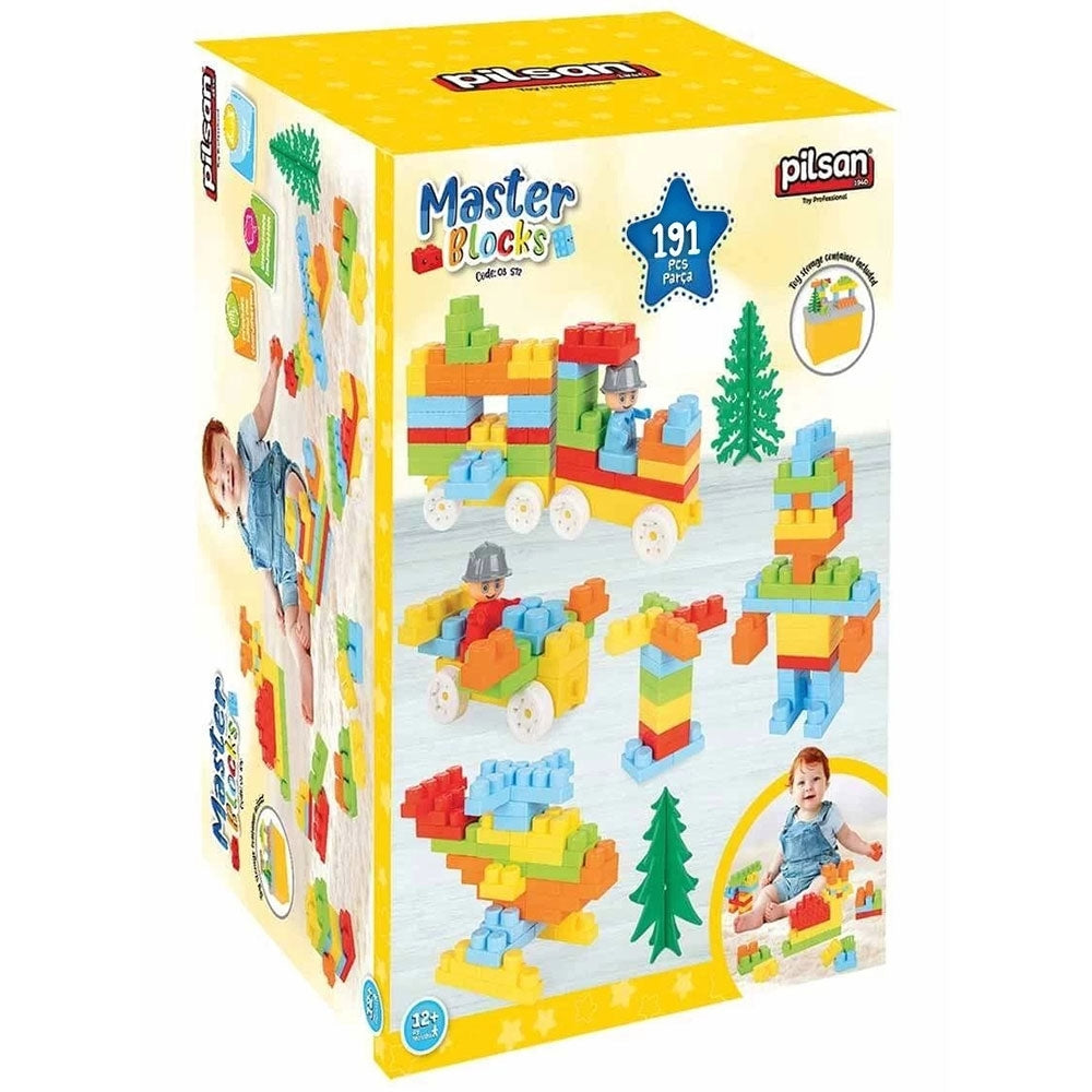 Set constructie Pilsan Master Blocks 194 piese