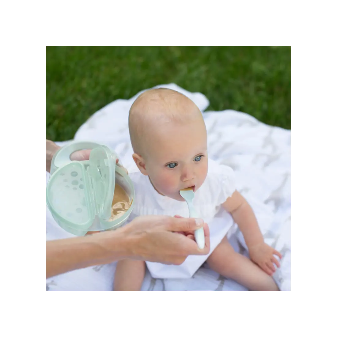 Set de calatorie, bol+lingurita (BPA Free)