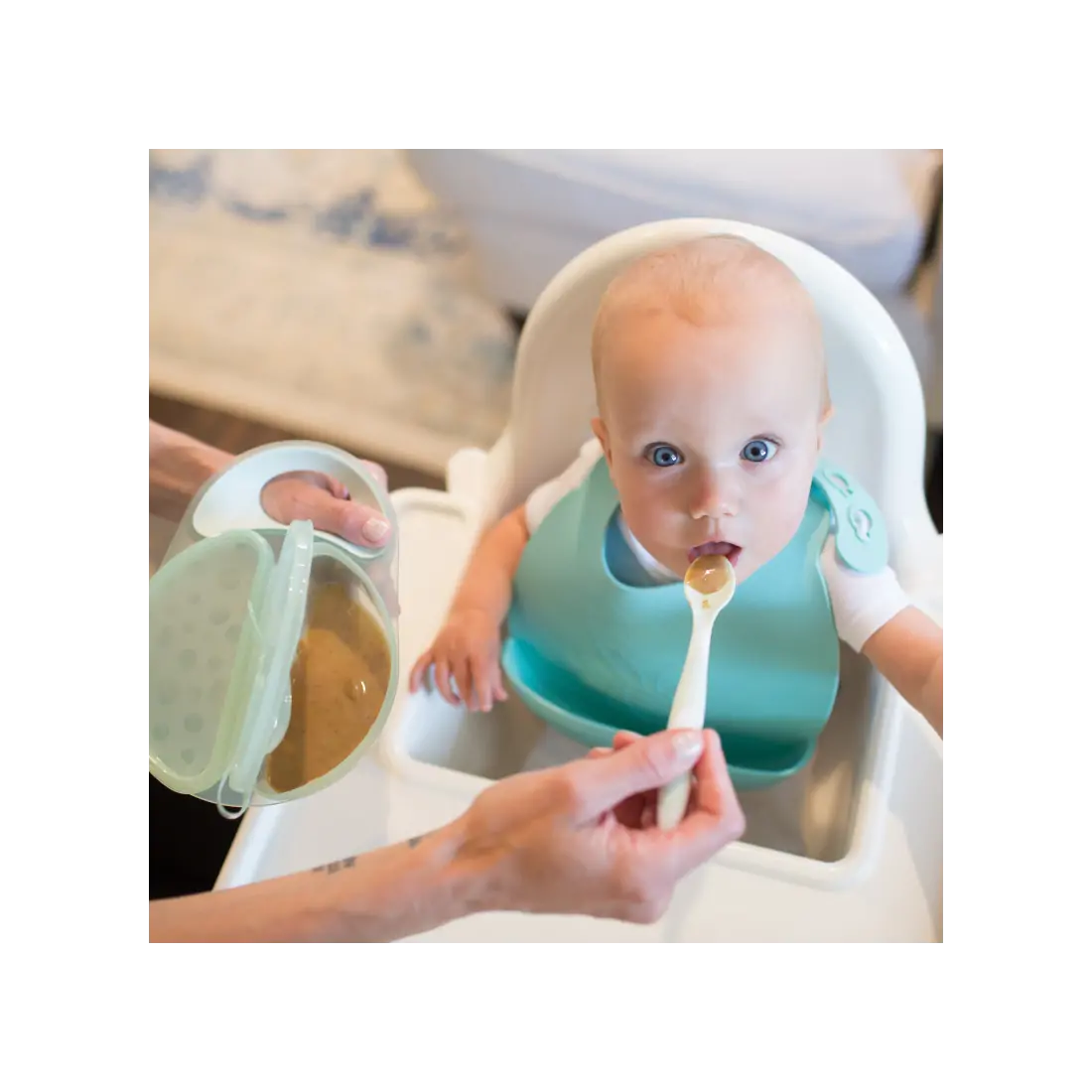 Set de calatorie, bol+lingurita (BPA Free)