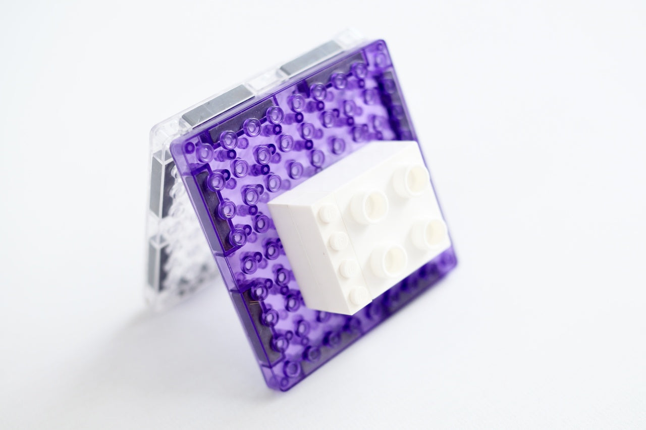 Set magnetic de construit Brick Tiles 16 piese, Cleverclixx