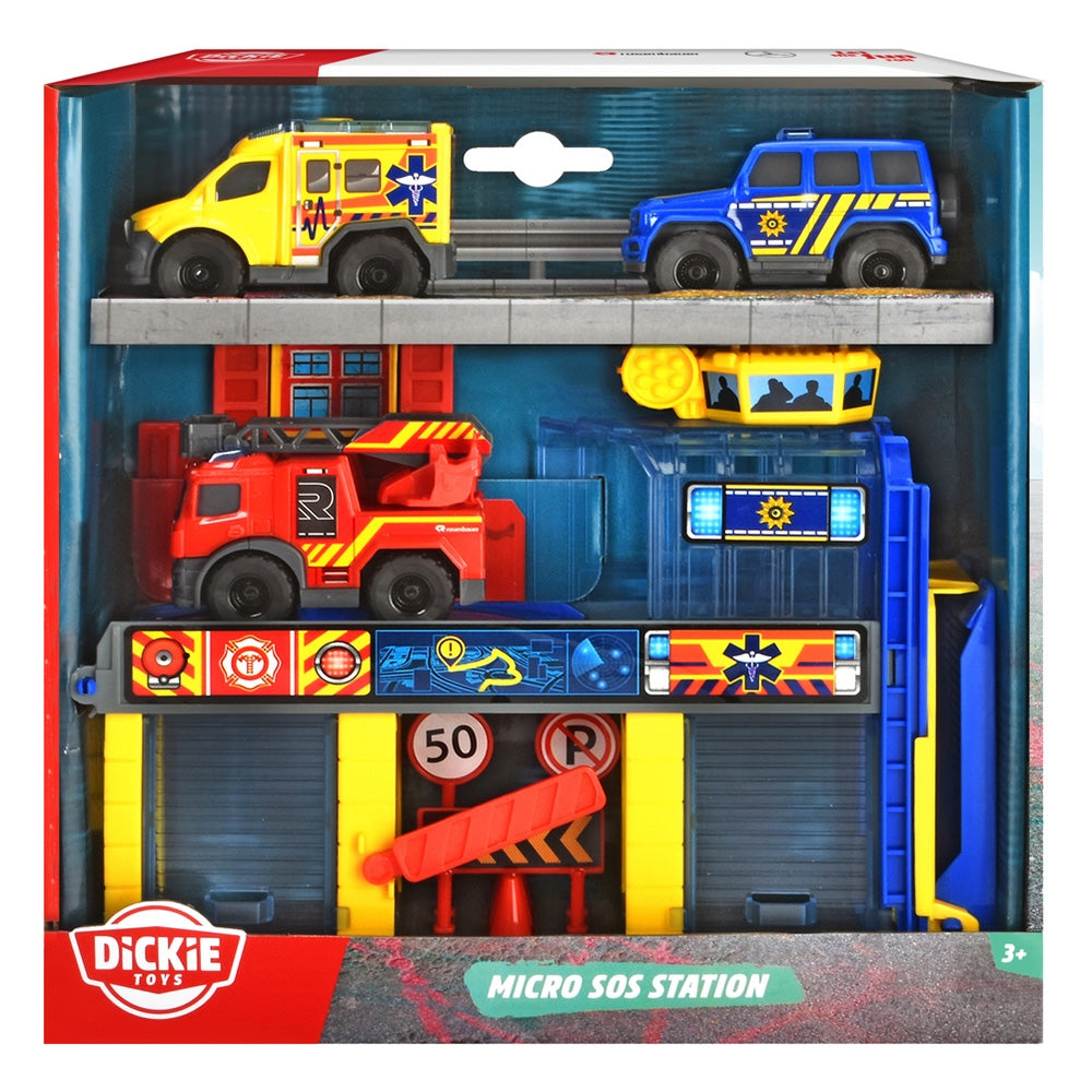 Statie de salvare Dickie Toys Micro SOS Station