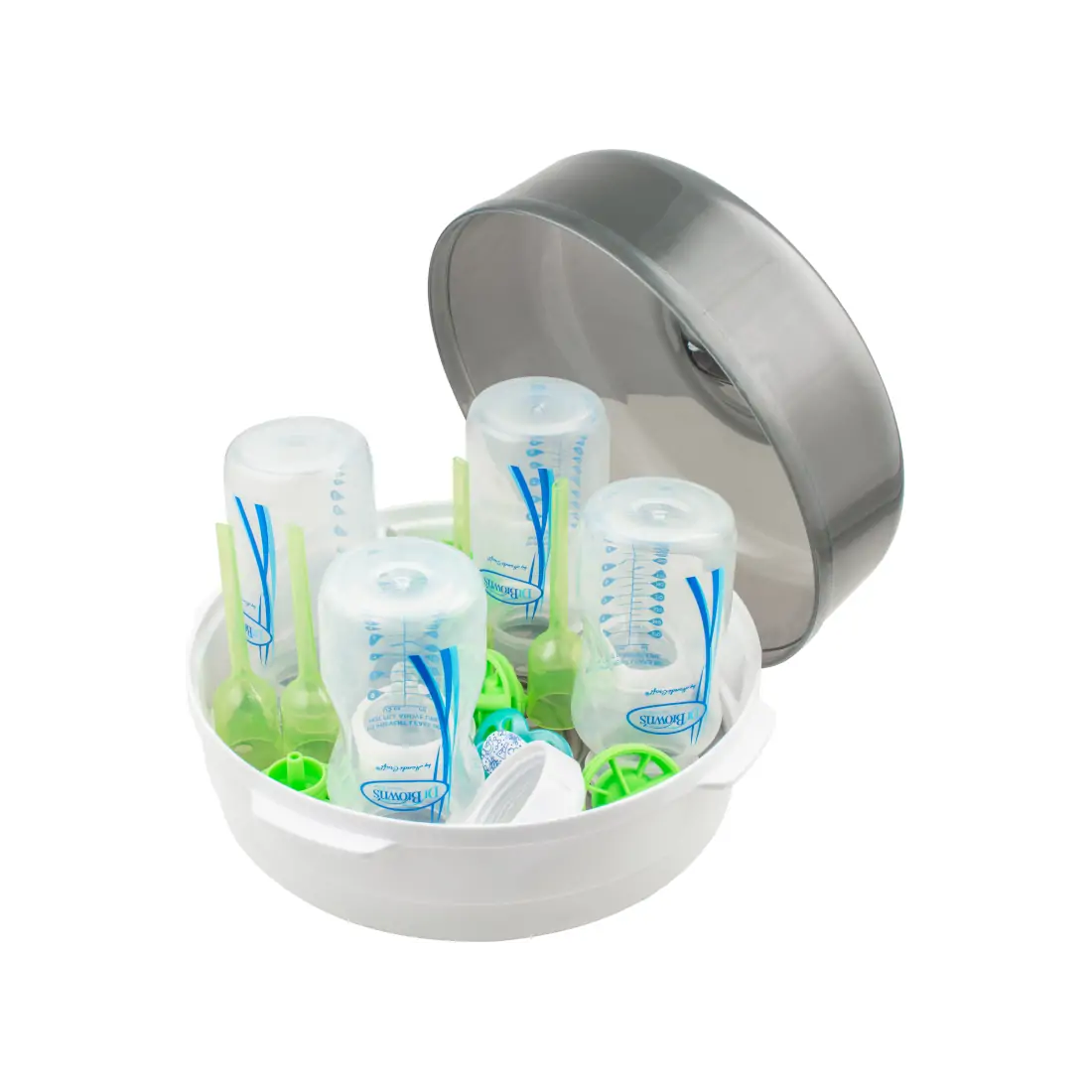 Sterilizator cu aburi pentru cuptorul cu microunde