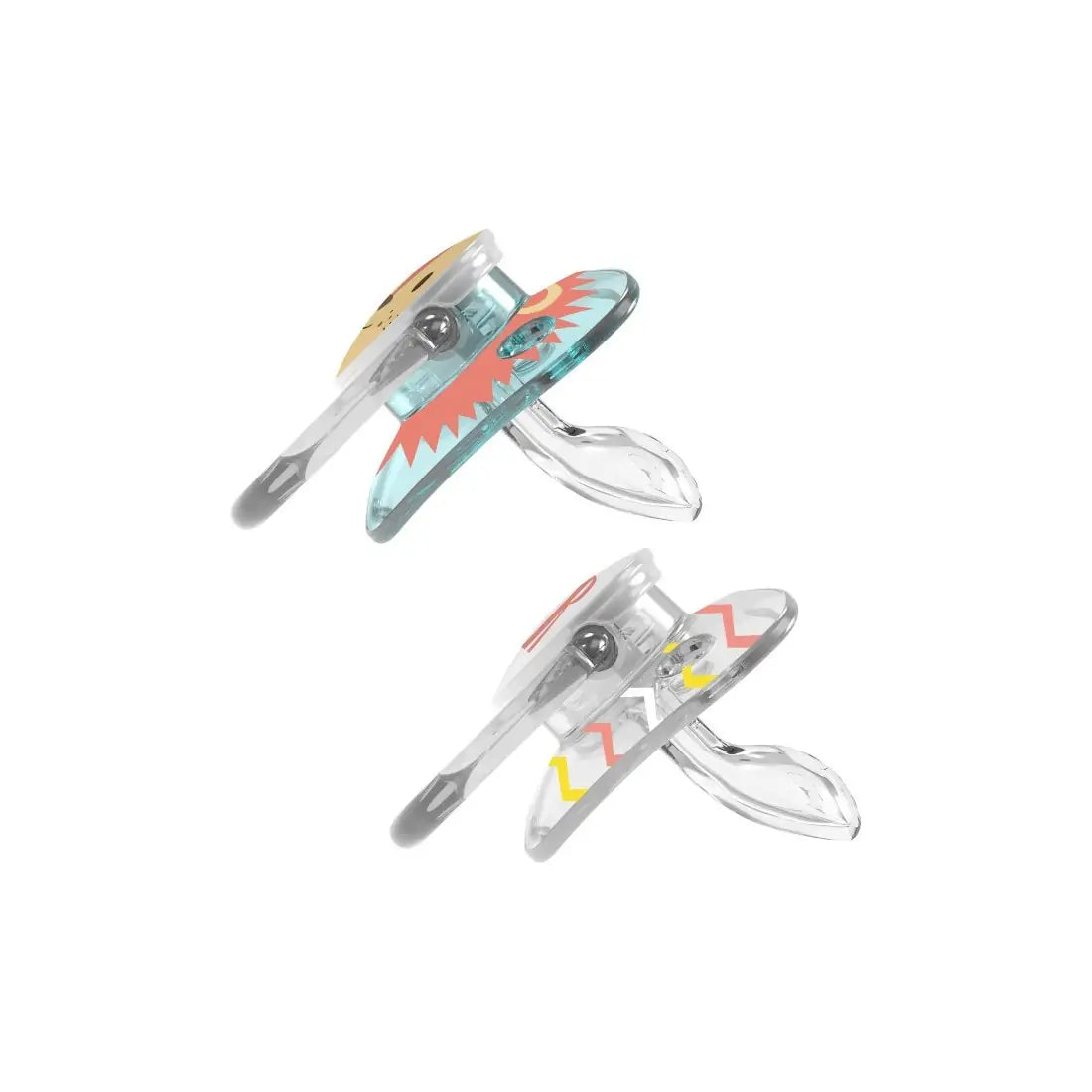 Suzeta PreVent, 0-6 luni, Imprimata "Animal Face", 2 pack, baieti