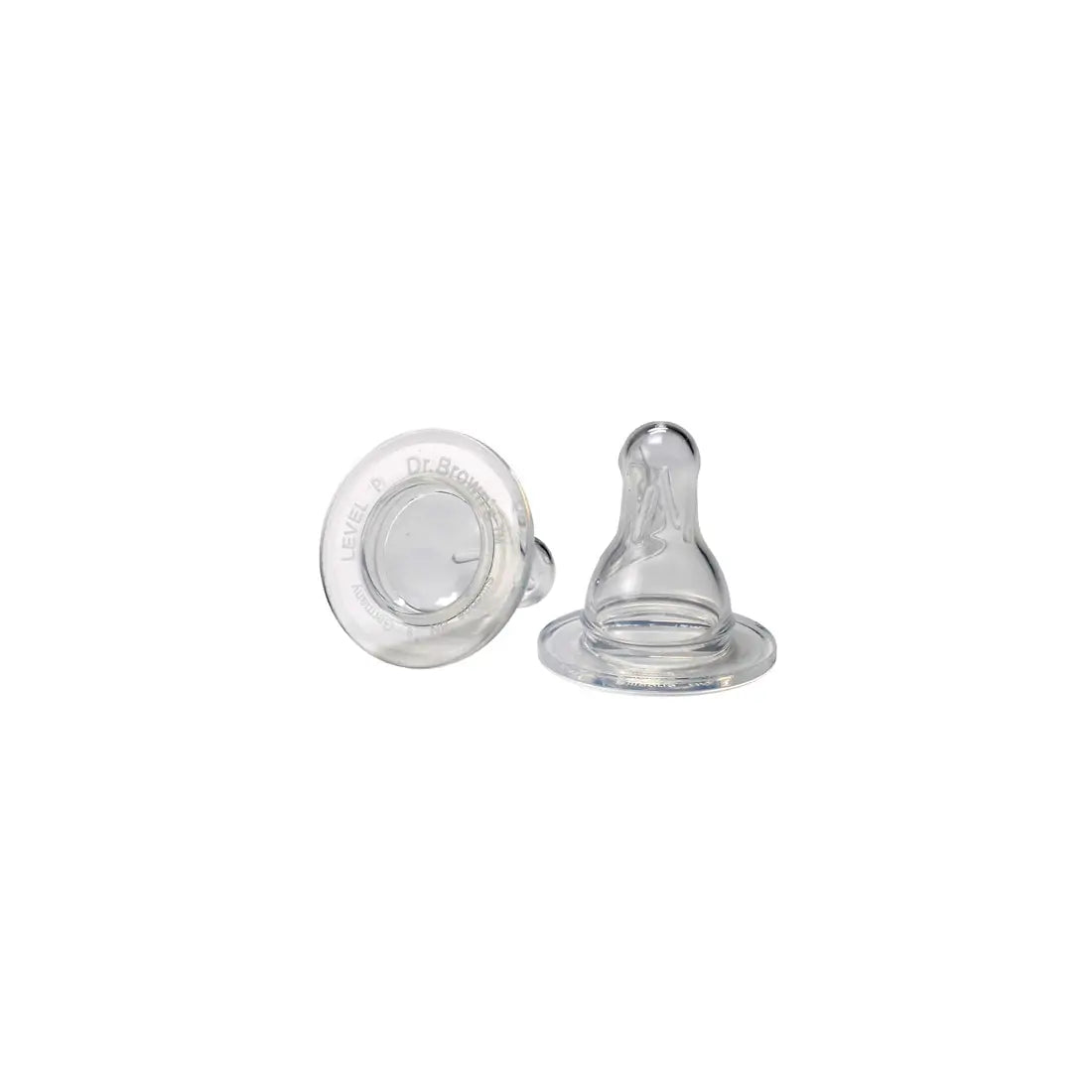 Tetine din silicon pentru biberoane cu gat ingust nivel prematuri (2 pack)