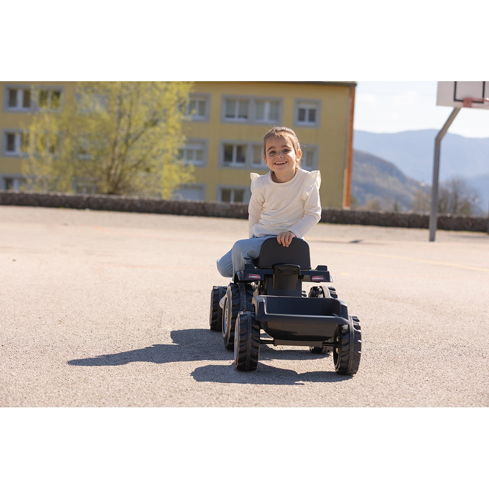 Tractor cu pedale si remorca Smoby Farmer XL negru
