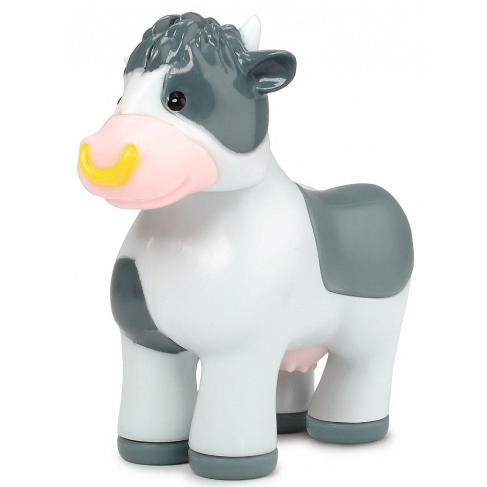 Tractor Dickie Toys Happy Fendt Animal Trailer cu remorca si figurina vaca