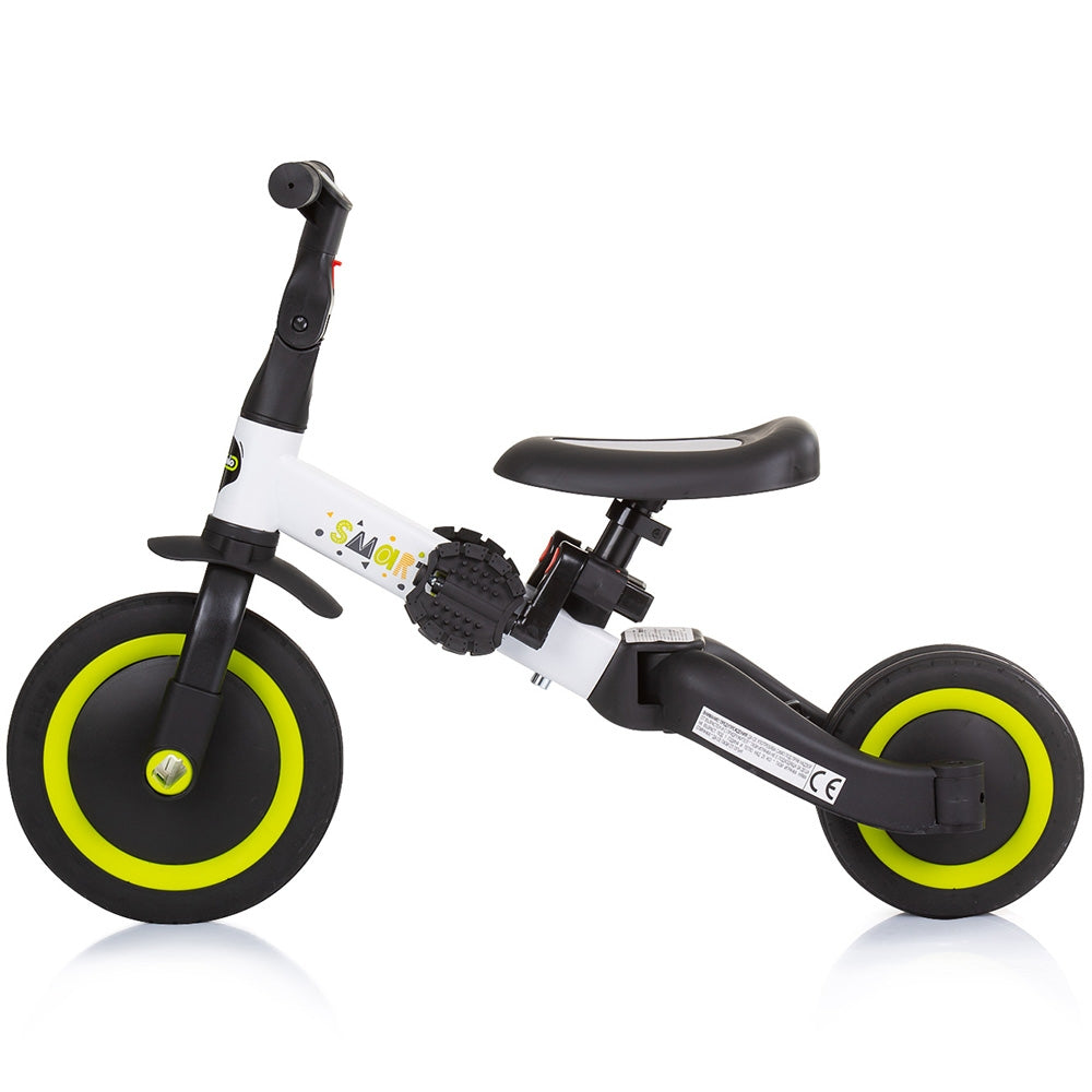 Tricicleta si bicicleta Chipolino Smarty 2 in 1 lime