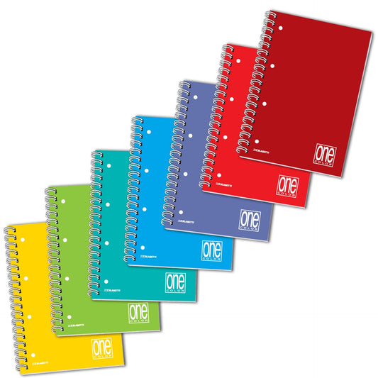 Caiet A5+ cu spirala - One Color, 80 g/m2, 60 pag. (Dictando)