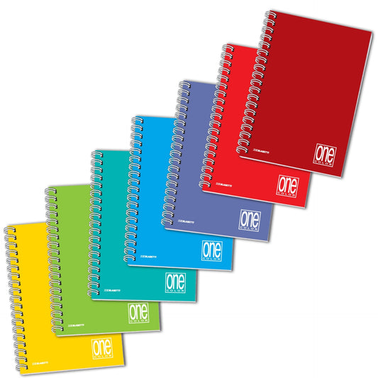 Caiet A5 cu spirala - One Color, 80 g/m2, 60 pag. (Matematica)