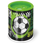 Ascutitoare de creion cu 2 gauri si container Fantasy, 6 modele (blister)