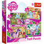 Set puzzle 4 in 1 Trefl My Little Pony, Poneii in vacanta, 1x35 piese, 1x48 piese, 1x54 piese, 1x70 piese