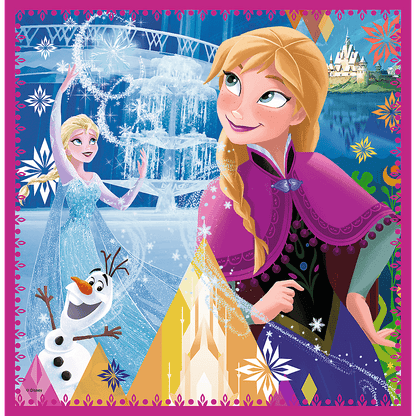 Set puzzle 3 in 1 Trefl Disney Frozen 2, Magia iernii, 1x20 piese, 1x36 piese, 1x50 piese