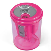 Ascutitoare de creion cu 3 gauri si container transparent, 4 culori (blister)