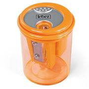 Ascutitoare de creion cu 3 gauri si container transparent, 4 culori (blister)