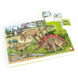 Puzzle Lumea dinozaurilor Hubelino (35 piese)