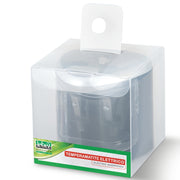 Ascutitoare de creion cu 2 gauri, alimentata de baterii, 2 culori disponibile