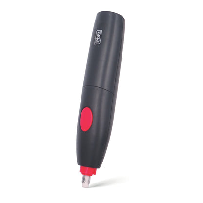 Radiera electrica cu baterie, cu 18 radiere de schimb