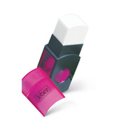 Ascutitoare de creion cu o gaura, container si radiera, 5 culori (blister)