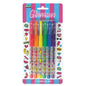 Pixuri cu sclipici parfumat, cu manere moi, Glamours, 6 culori (blister)