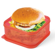 Set 4 caserole pranz din tritan transparent (6 seturi/display)