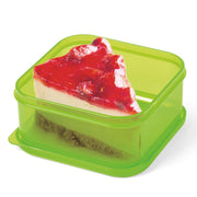 Set 4 caserole pranz din tritan transparent (6 seturi/display)