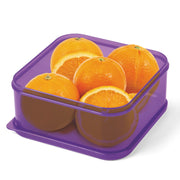 Set 4 caserole pranz din tritan transparent (6 seturi/display)