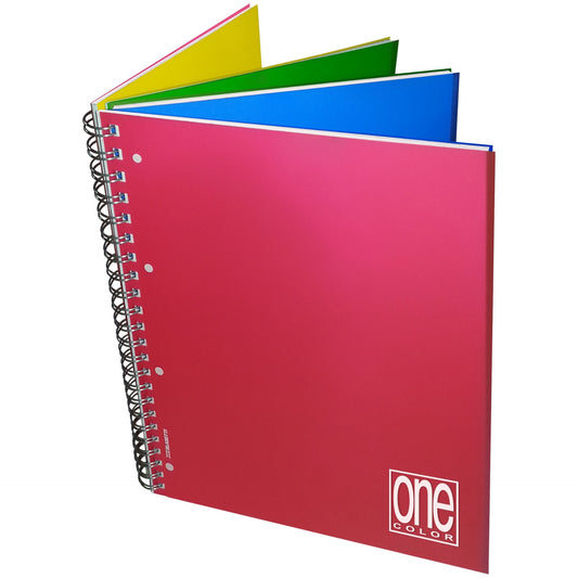 Caiet A4+ cu spirala - One Color 4x4, 80 g/m2, 120+4 pag., coperta PP (Matematica)