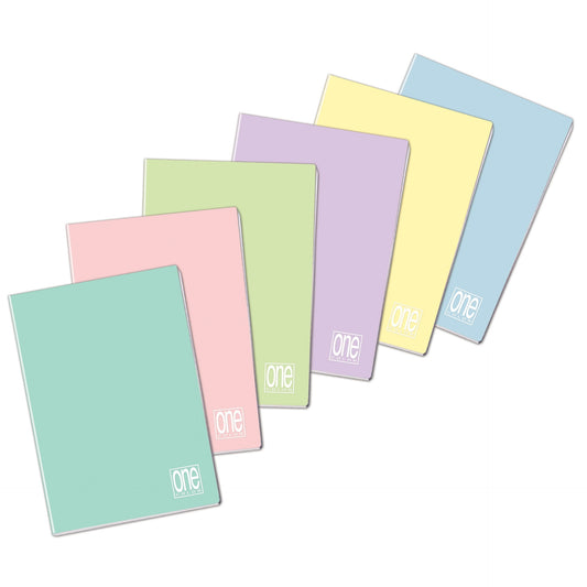 Caiet A4 cu Jolly Page - One Color Pastel, 80 g/m2, 40 pag. (Dictando)