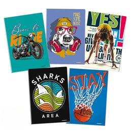 Caiet A4 de exercitii - Selectie Adolescenti, 80 g/m2, 40 pag. (Dictando)