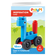 PolyM - Masini si creaturi de jucarie (8 piese)