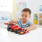 PolyM - Masina de curse de jucarie (31 piese)