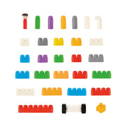 PolyM - Camion cu remorca creativ pentru copii (114 piese)