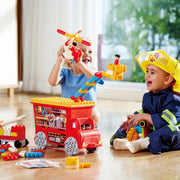 PolyM - Masina de pompieri de jucarie (106 piese)
