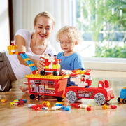 PolyM - Masina de pompieri de jucarie (106 piese)