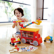 PolyM - Masina de pompieri de jucarie (106 piese)