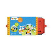 PolyM - Masina de pompieri de jucarie (106 piese)